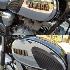 YAMAHA YD125S 前後18インチ化 カスタム多数の画像