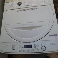 全自動洗濯機　SHARP   5.5kg   2020年製の画像