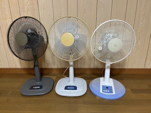 【譲渡先決定しました】扇風機３台セット