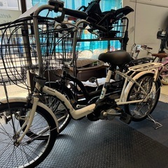中古電動アシスト　子供乗せ　新車の半額くらいの画像