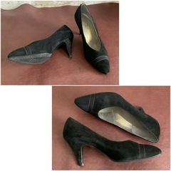 イヴサンローラン【23㎝位】パンプス☆クリーニングお手入れ済6154の画像