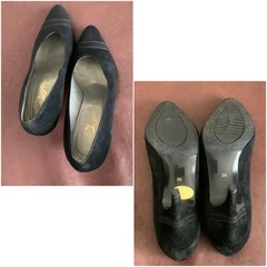 イヴサンローラン【23㎝位】パンプス☆クリーニングお手入れ済6154の画像