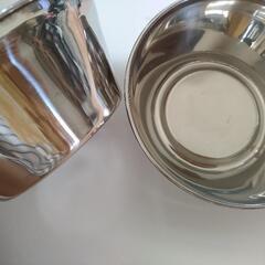 ステンレス容器　2つ