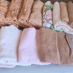 【処分】☆古いタオル15枚セット☆