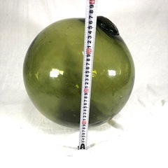 浮き玉 ガラス玉　大玉　直径約35cm レトロ 昭和の画像