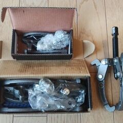 新品 2個セット 3本爪 ギヤプーラー 2本セット バイク ベア...