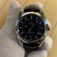 オメガ　（３回のみ着用）　シーマスター アクアテラ GMT コー...