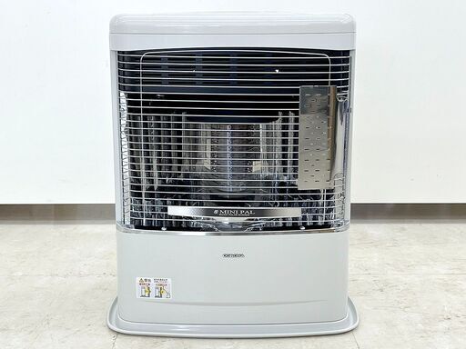 北海道 千歳市/恵庭市 CORONA / コロナ FF式輻射ストーブ ミニパル ホワイト FF-VT5521P 2022年製 木造14畳/コンクリート23畳 煖房