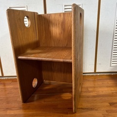 木製椅子　　難あり　　値下げしました❗️の画像
