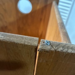 木製椅子　　難あり　　値下げしました❗️の画像