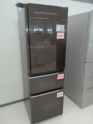 ★ジモティ割あり★ MITSUBISHI 冷蔵庫 MR-CX37A-BR1 365L 17年製 動作確認／クリーニング済み TC4723