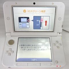 Nintendo 3DSLL 本体 ピンク×ホワイト SPR-001 初期化/動作確認済 充電アダプタ付き 任天堂 ニンテンドー 札幌市 中央区 南12条の画像
