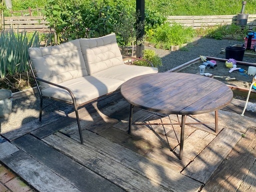 アイアンガーデンソファーガーデンテーブルセット