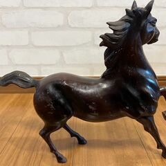 馬 置物 鉄製 オブジェの画像