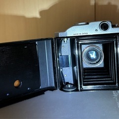 【動作します】コニカ　パール2  蛇腹カメラ　アンティークの画像