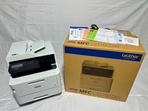【値下げしました】(インクカートリッジ交換してあります)ブラザー　プリンター　コピー機 MFC-L3700CDW