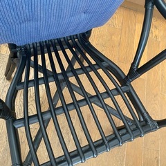 IKEA籐椅子の画像