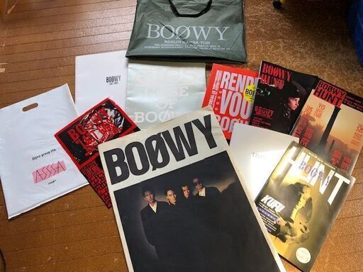 BOΦWY　ライブパンフレット　ファンクラブ冊子一式（９点＋専用袋）