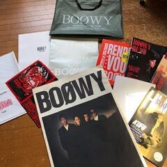 BOΦWY　ライブパンフレット　ファンクラブ冊子一式（９点＋専用袋）
