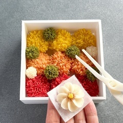 あんこのお花　和なは公式「秋のお団子BOX」レッスンの画像