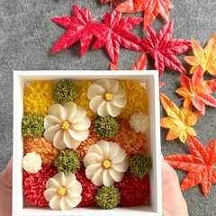 あんこのお花　和なは公式「秋のお団子BOX」レッスンの画像