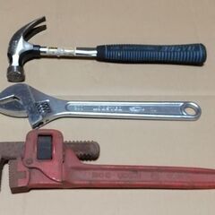 工具 釘抜きハンマー モンキーレンチ パイプレンチ