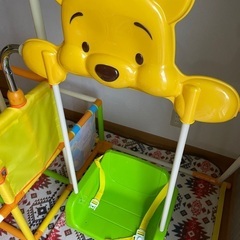 くまのプーさんジャングルジム滑り台ブランコの画像