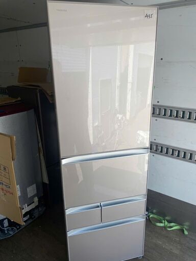 NO 435 北九州市内配送設置無料✨ TOSHIBA 東芝 VEGETA GR-G43GXVE(ZN) 冷蔵庫 426L 5ドア 右開き クリアレディッシュゴールド
