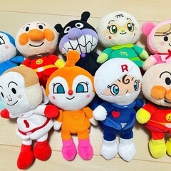 アンパンマンぬいぐるみセットの画像