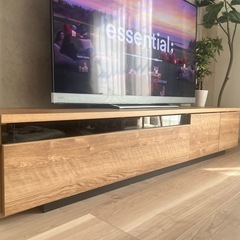 【ご成約】LOWYA テレビボード　　シャビーナチュラルの画像