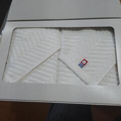 今治 フェイスタオル ハンドタオル 箱入りの画像