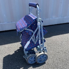【 お取引中 】島製作所 シルバーカー リズムRWC キャリーカート 歩行補助 介護用品の画像