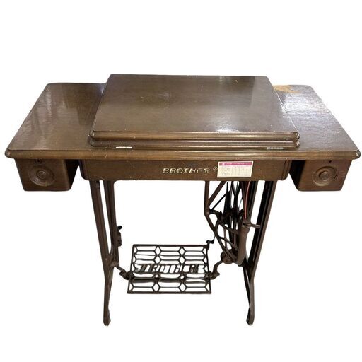 【値下げ大特価!!】BROTHER ブラザー 昭和アンティーク品 家庭用 足踏みミシン Vintage ヴィンテージ