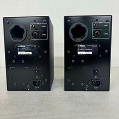 【YAMAHA】 ヤマハ スピーカー MSP3A ペア 動作品 デスク取付ステー付 パワードモニタースピーカー 美品 Y0243 の画像