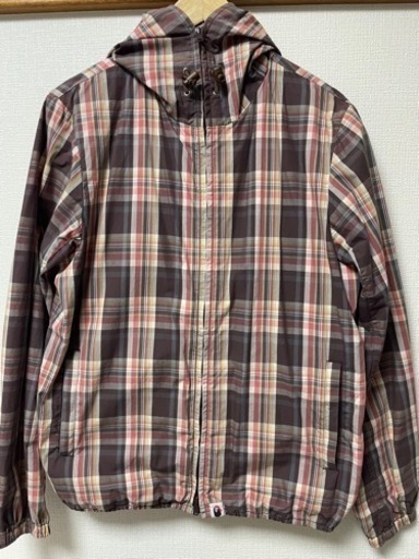 ABATHINGAPE エイプ PIRATE パイレーツ ジャケット チェック柄