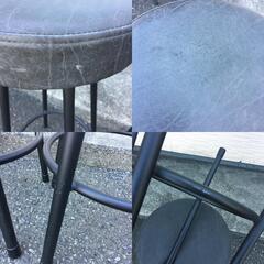 PENNY JAPAN(ペニージャパン) Bar Table バーテーブル 桜屋工業 カウンター丸椅子 イス３脚×テーブルセット★の画像