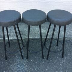 PENNY JAPAN(ペニージャパン) Bar Table バーテーブル 桜屋工業 カウンター丸椅子 イス３脚×テーブルセット★の画像