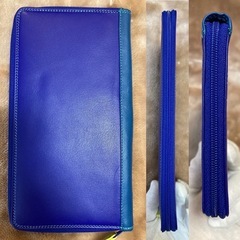 マイウォリットMywalitボールペン付パスポートケーストラベルウォレット長財布の画像