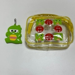 ガチャピン キーホルダー 鏡 クリアポーチ ケンタッキー ポンキッキ
