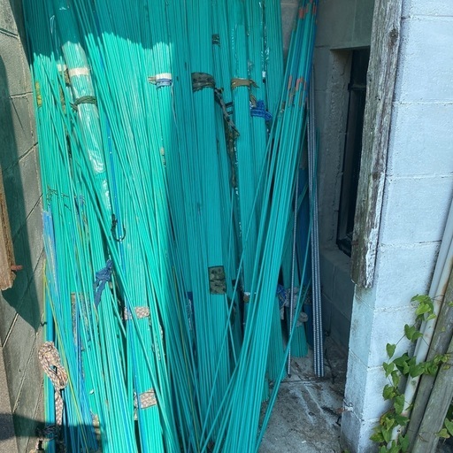 グラスファイバー製支柱苗木等に最適