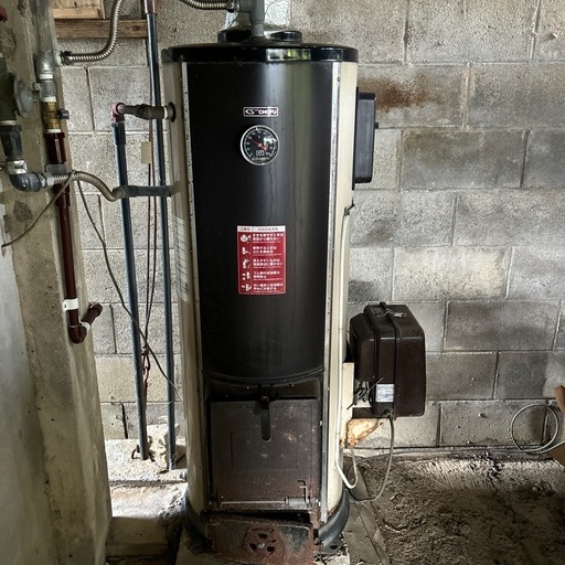 焚き付けand石油兼用ボイラー