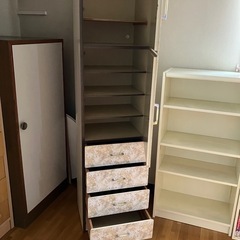 差し上げます キャビネット 箪笥　昭和レトロの画像