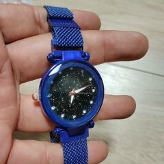 未使用!!腕時計 ブルー