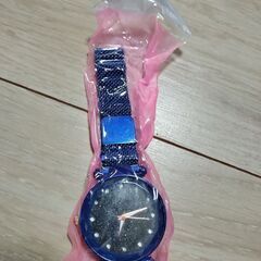 未使用!!腕時計 ブルーの画像