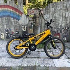 【4580】幼児車　ハマー　18インチ　後タイヤ新品　8,800...