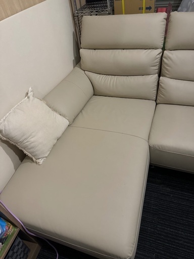 【美品21時迄】3人がけカウチソファー
