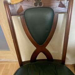 中古品ナガノインテリアダイニングテーブルチェアフルセット４脚高級家具の画像