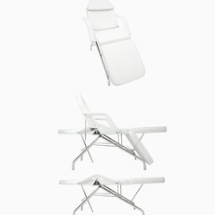 新品　フェイシャルベッド 白  マッサージベッド エステベッド マッサージ台 の画像