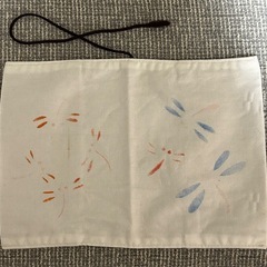 文庫本カバー　とんぼ模様