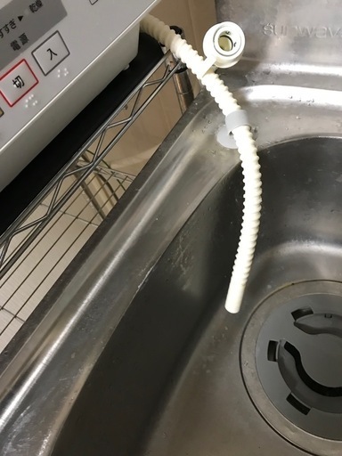 食洗機 Panasonic 分岐水栓付き混合水栓　メタルラック　　純正洗浄剤付き